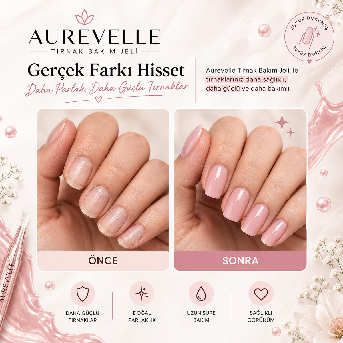 Aurevelle salon cep oje seti